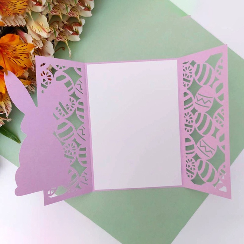Khuôn Cắt Giấy Làm Từ Kim Loại Hình Thỏ Phục Sinh Trang Trí Scrapbook