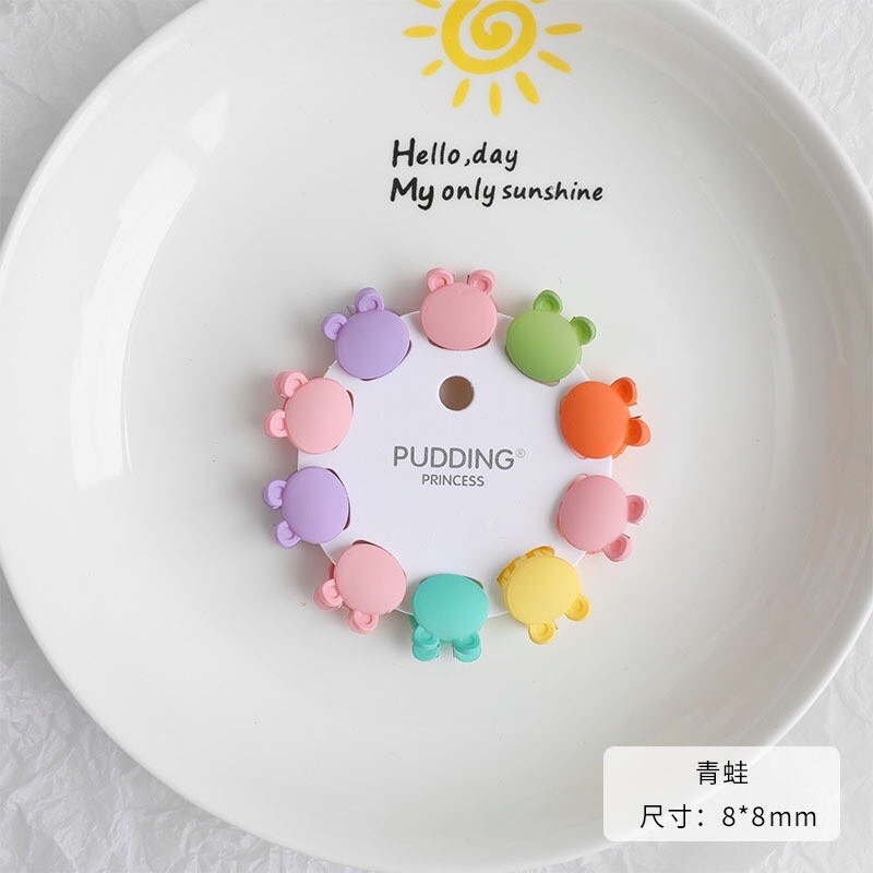 Set Kẹp Tóc Màu Kẹo Ngọt Dễ Thương Cho Bé Gái  2021