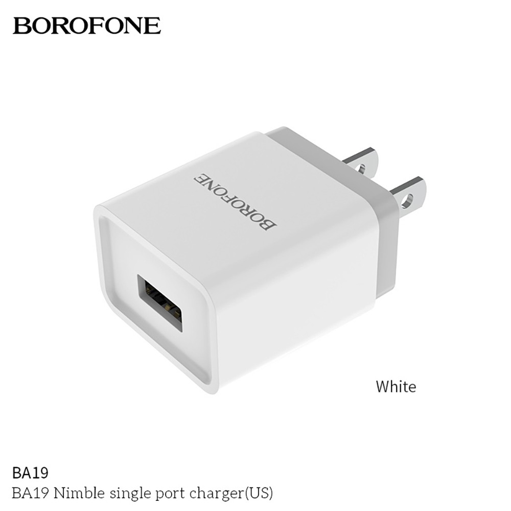 Cốc Sạc 2.1A Borofone BA20 cổng USB