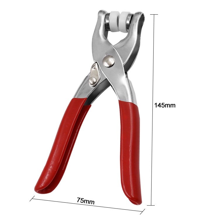 Kìm Bấm Cúc Vành Áo Kim Loại, Dụng Cụ Kìm Bấm Khuy Kèm Cúc Bấm 9.5mm Thép Không Gỉ