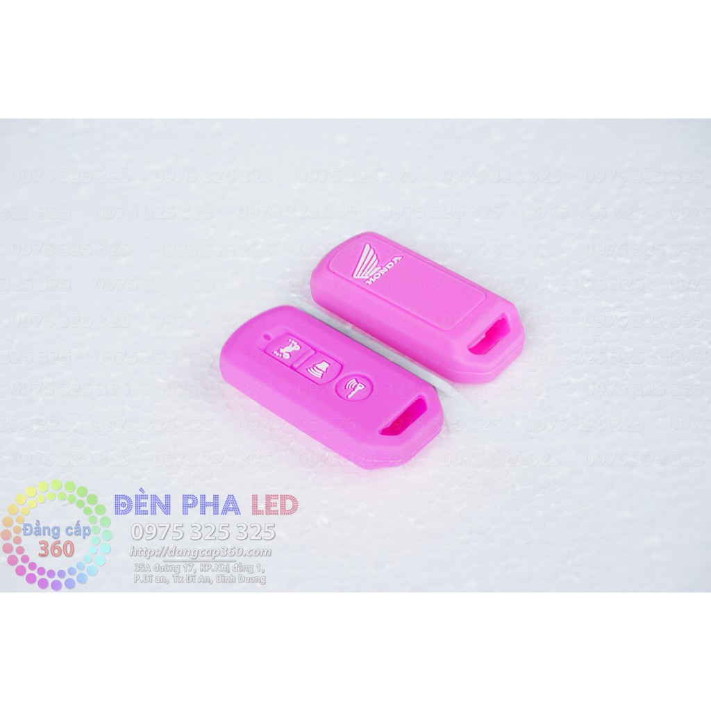 màu HỒNG - bao remote silicon smartkey SH150i Sh125i SHmode PCX -Bảo Vệ Remote- Bao Remote smk