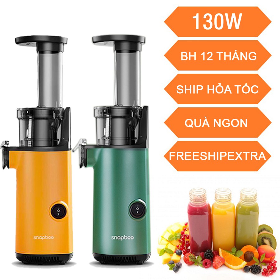 Máy Ép Trái Cây Máy Ép Chậm Snapbee, Siêu Kiệt Bã, BẢO HÀNH CHÍNH HÃNG