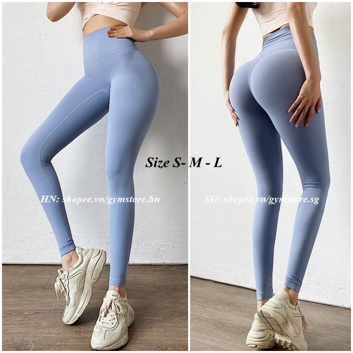 Quần legging Lulu tập gym yoga ❤️𝐇𝐀̀𝐍𝐆 𝐗𝐈̣𝐍❤️ Thun Poly Siêu Co Giãn Gen Bụng Nâng Mông Thể Thao Nữ 𝐆𝐘𝐌𝐒𝐓𝐎𝐑𝐄 919