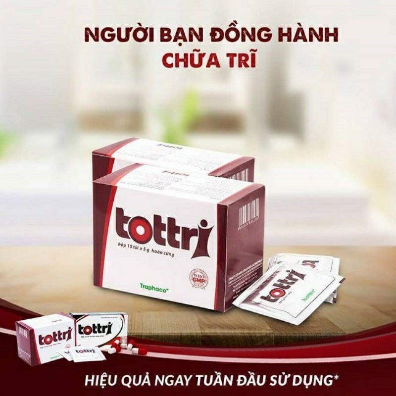 Chính hãng - TOTTRI - Traphaco - điều trị, phòng, ngăn ngừa bệnh trĩ tái phát