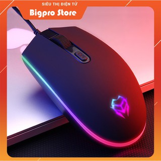 Chuột máy tính Gaming BONKS M1 - Black & White - Siêu Bền - Đẹp - LED RGB ( BH 1 năm )