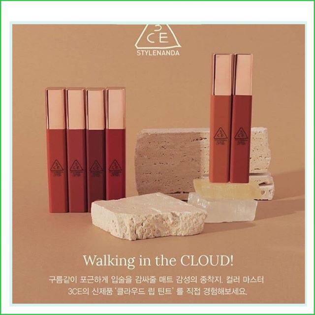 [Sẵn] Son Kem Lì 3CE CLOUD LIP TINT