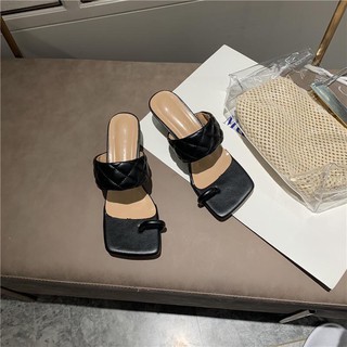 Guốc sỏ ngón ô trần trám sang chảnh TX _ G18