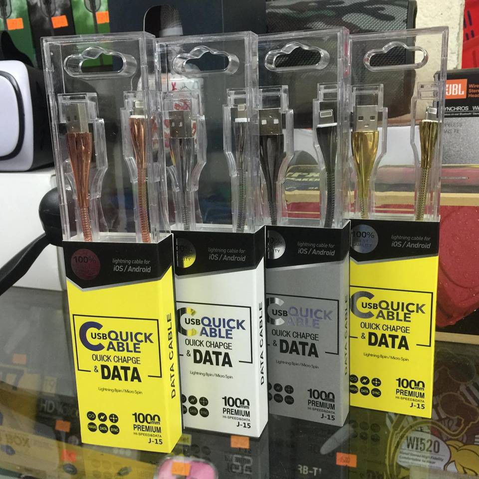 CÁP BỌC THÉP J15 CHÂN LIGHTNING , MICRO CAO CẤP SIÊU BỀN
