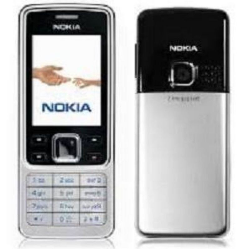 Điện thoại Nokia 6300 đầy đủ pin sạc màu bạc