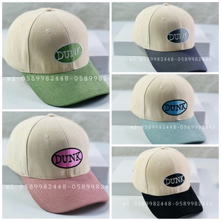 Nón kết lưỡi trai phối màu thêu chữ DUNK phong cách ulzzang Hàn quốc thêu chữ cực đơn giản from unisex