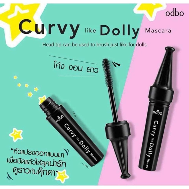 Mascara ODBO Curvy like Dolly SIÊU PHẨM Không Trôi