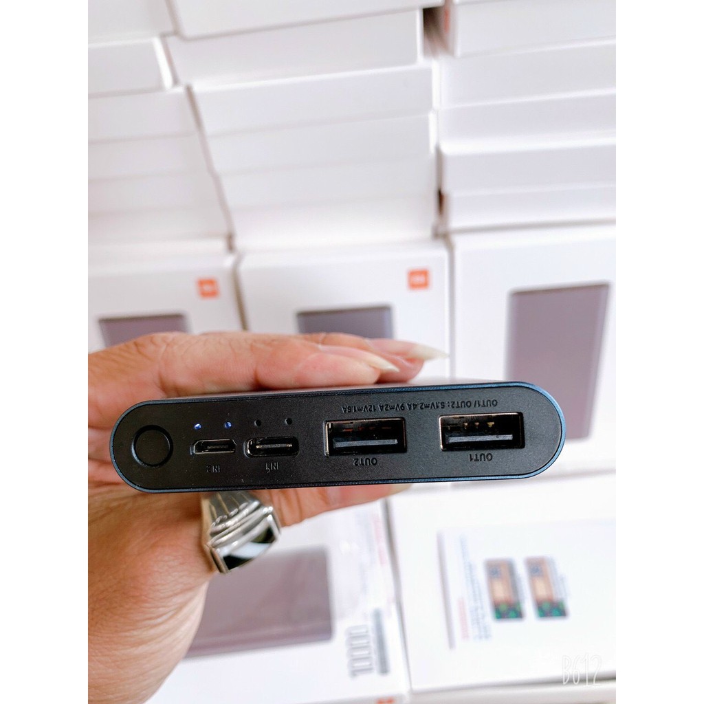 [Free Ship] Pin Sạc Dự Phòng Xiaomi Gen 3 - Dung lượng 10.000mah, Hỗ Trợ sạc nhanh 18w - 2 cổng sạc USB, 1 cổng type C