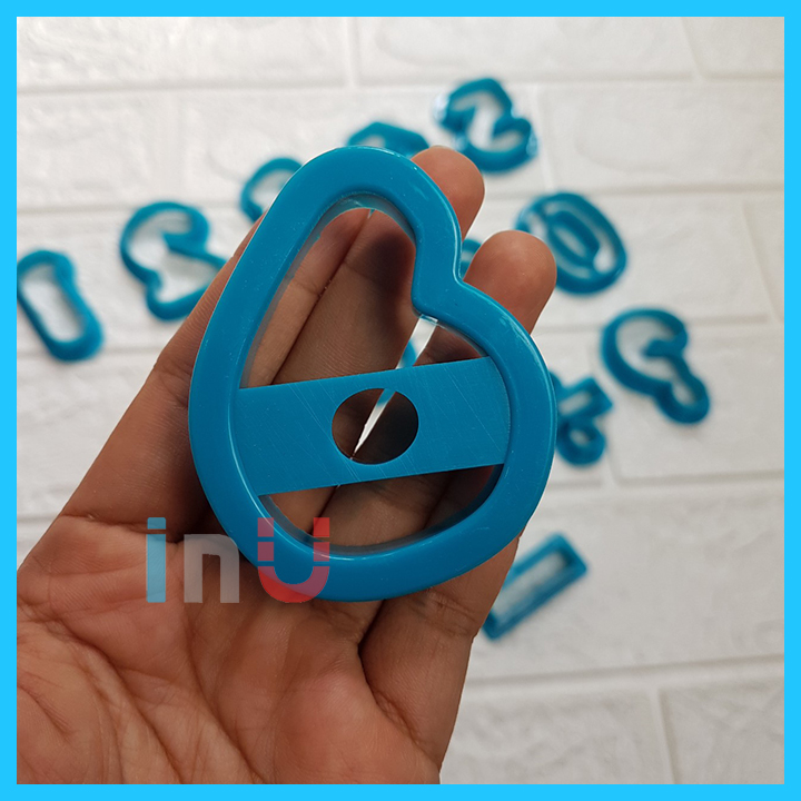 HCM - Bộ khuôn cutter 16 chữ số và phép tính, khuôn số làm fondant trang trí bánh