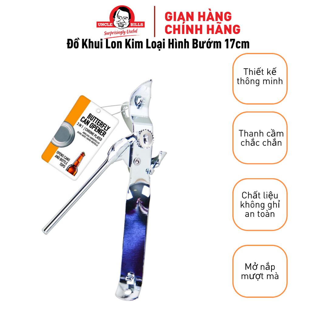 Đồ khui hộp đa năng kim loại cao cấp kích thước 17cm Uncle Bills KA0112 dụng cụ khui sữa nắp lon khui bia