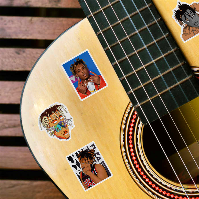 ❉ Bộ 01 Miếng Dán Trang Trí Dòng 01 Độc Đáo ❉ Set 52 Sticker Ca Sĩ HipHop Chống Nước Thời Trang