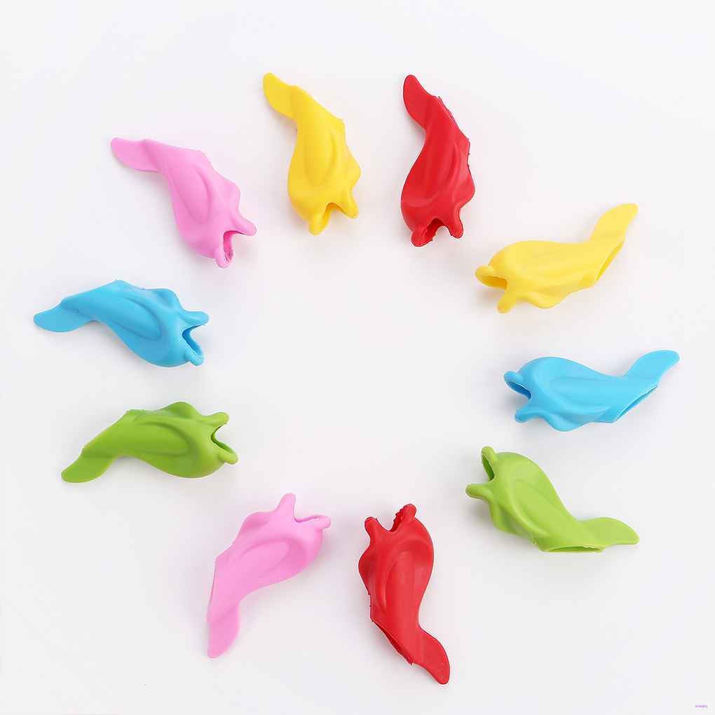 Set 10 dụng cụ hỗ trợ cầm bút chì dễ thương cho các bé