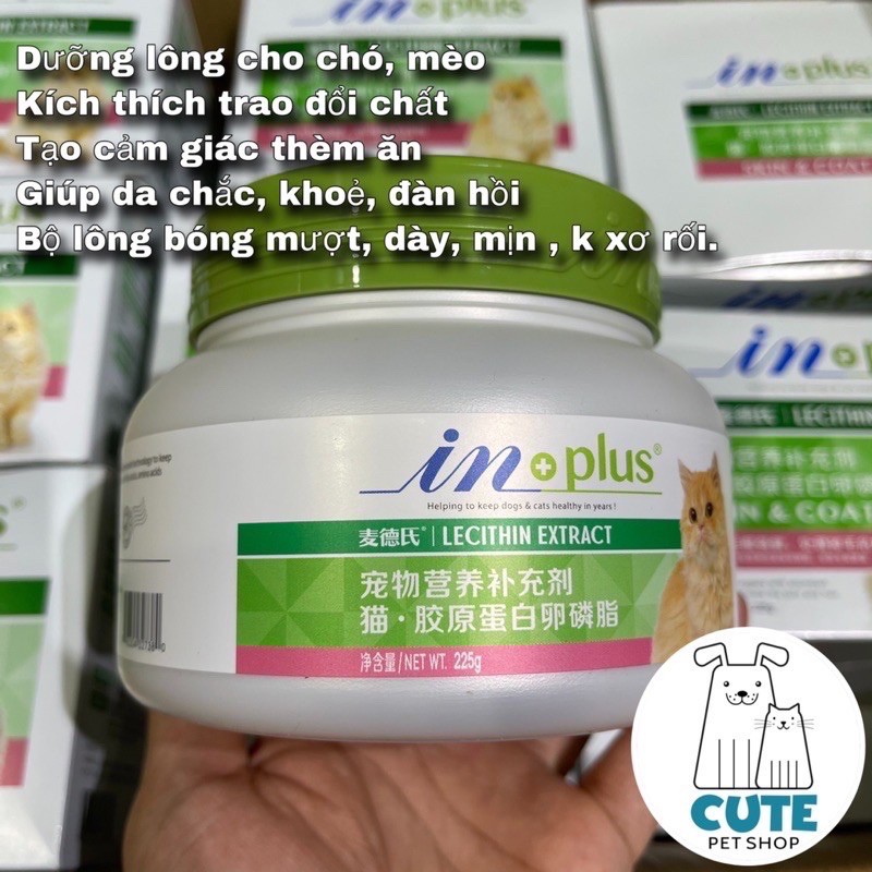 1 Viên Siêu dưỡng lông mèo, mượt lông mèo, giảm rụng lông mèo, bổ sung dinh dưỡng cho mèo INPLUS