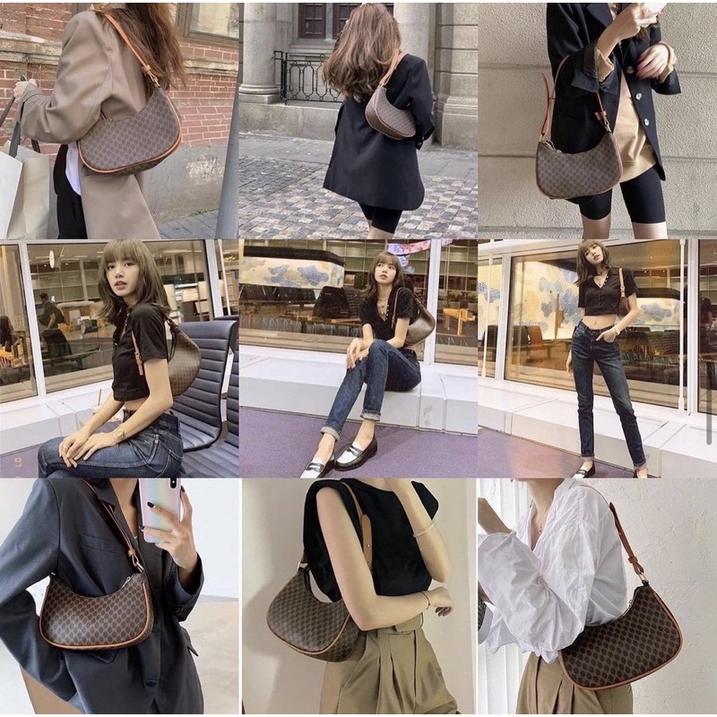 túi Lisa vintage mẫu 2021 chất không thấm nước dây dày chuẩn form kèm video cận chất túi [Hàng có sẵn]