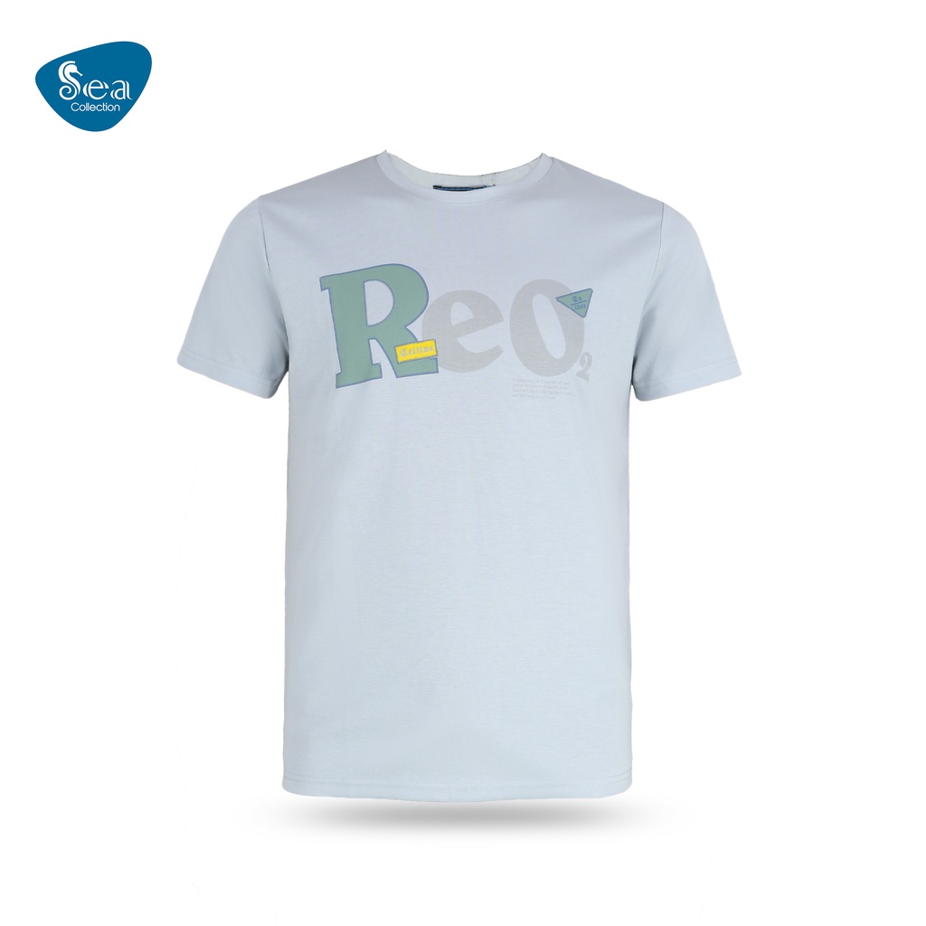 Áo Thun Nam cổ tròn tay ngắn Sea Collection in chữ REO 5629