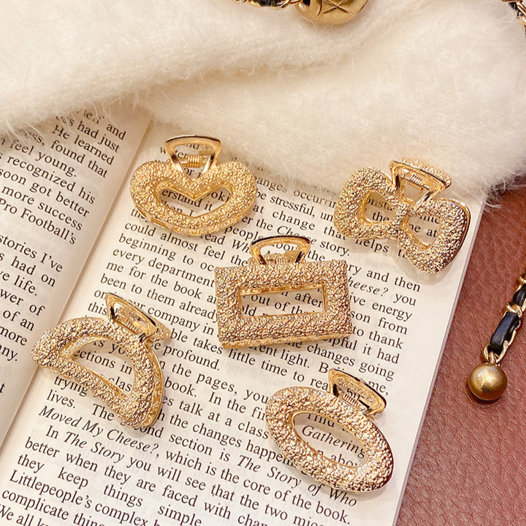 Kẹp gắp tóc bằng kim loại phong cách Hàn Quốc