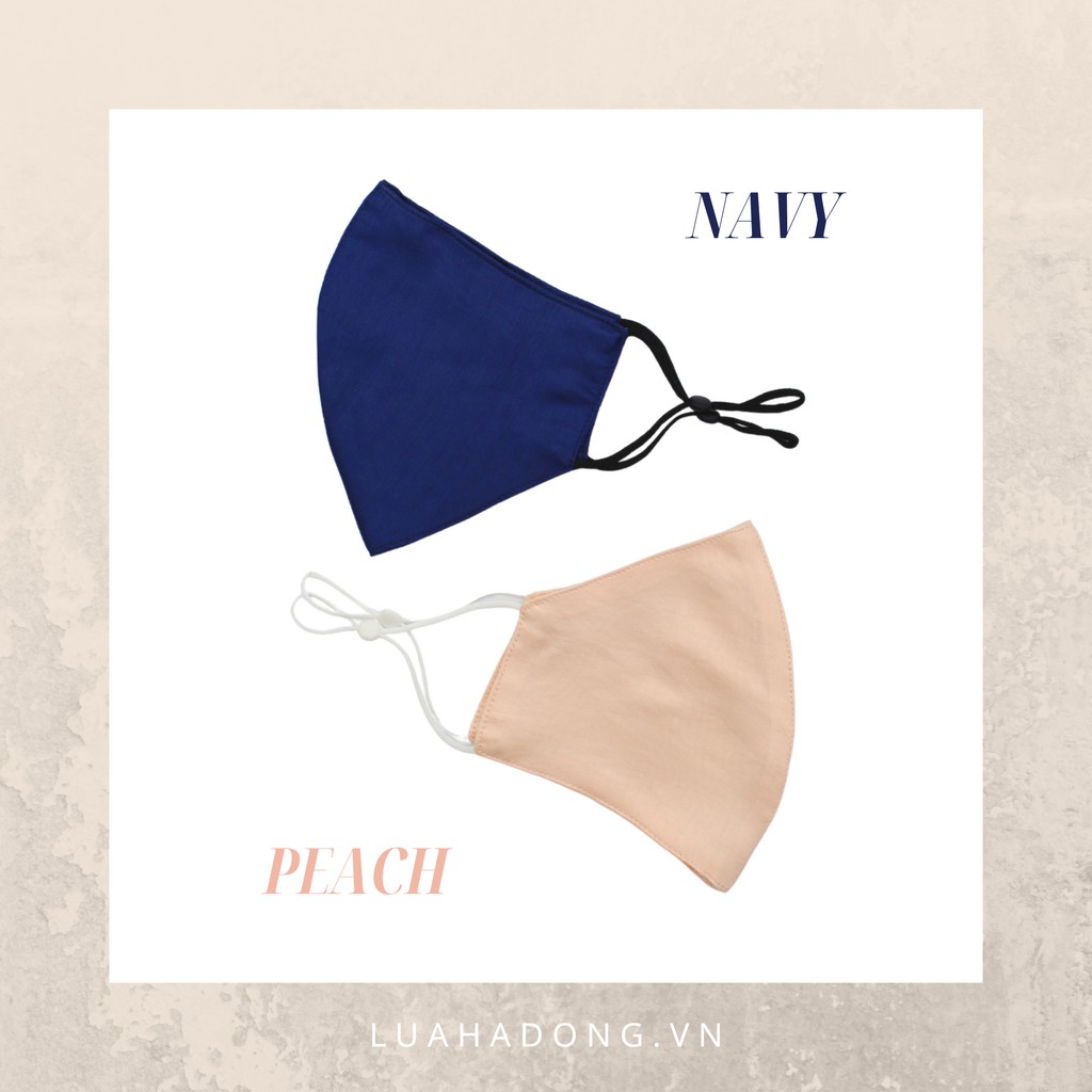 Khẩu Trang Lụa 100% Cao Cấp 2 Lớp, Siêu Mát, Bảo Vệ Da Chống Lão Hóa (có 9 màu) | BigBuy360 - bigbuy360.vn