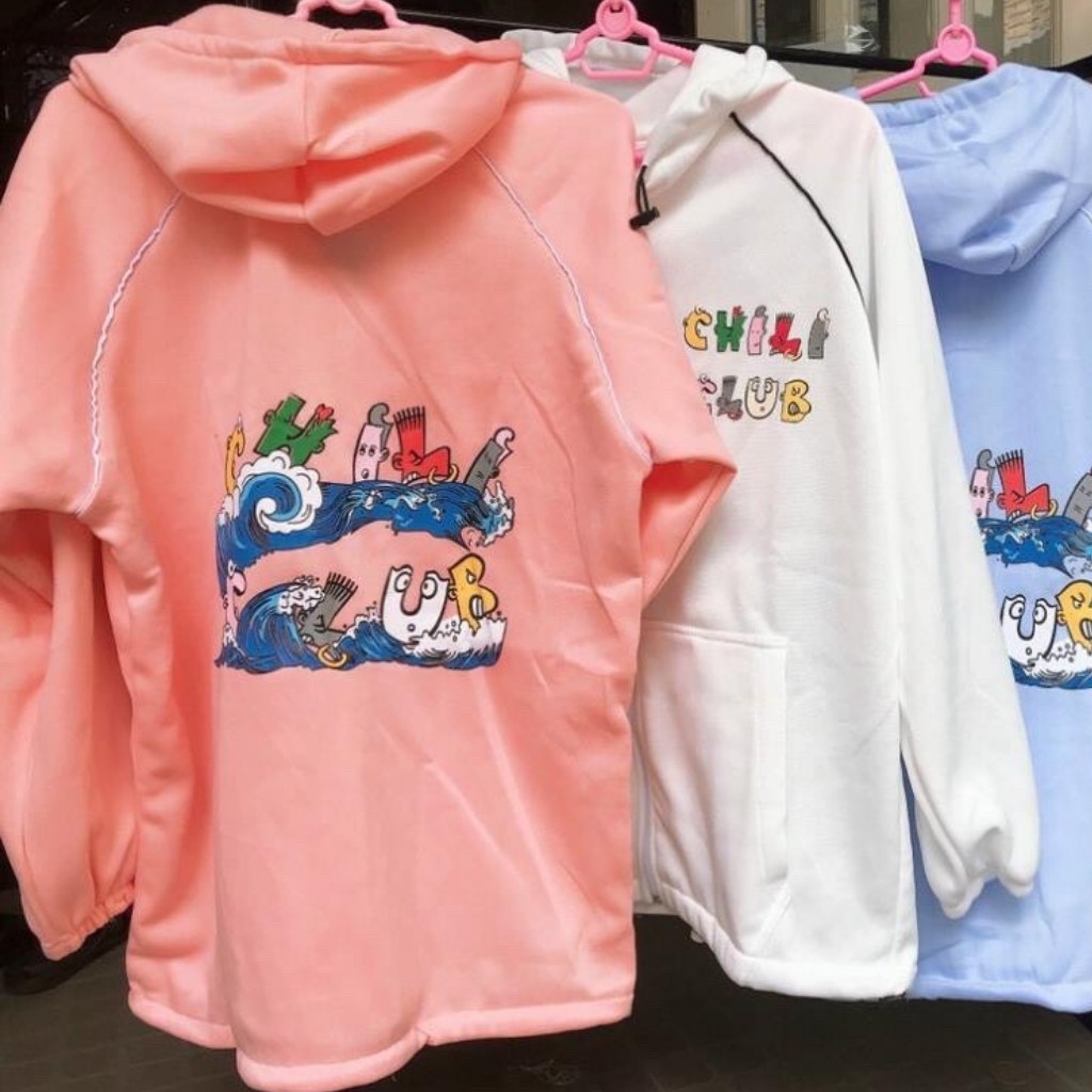 Áo khoác nỉ dây kéo nam nữ ulzzang form rộng áo hoodie unisex chống nắng street style CHILL LECHAU AKN08 cao cấp rẻ đẹp | BigBuy360 - bigbuy360.vn