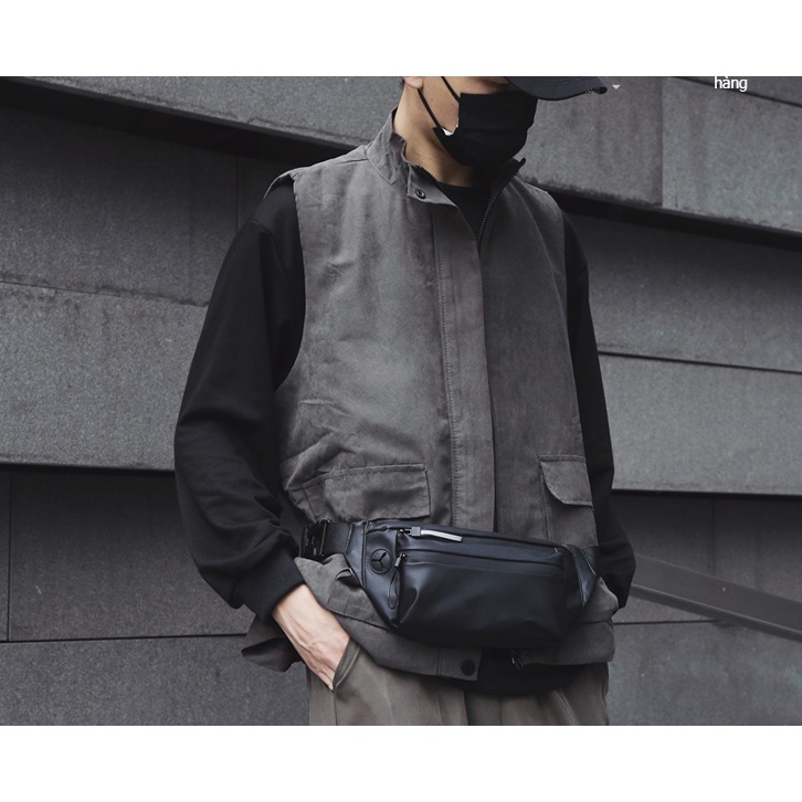 [Túi đeo chéo đeo ulzzang thời trang] [Túi bao tử bụng unisex thời trang đi chơi khóa kéo nhiều ngăn phong cách cao cấp] | BigBuy360 - bigbuy360.vn