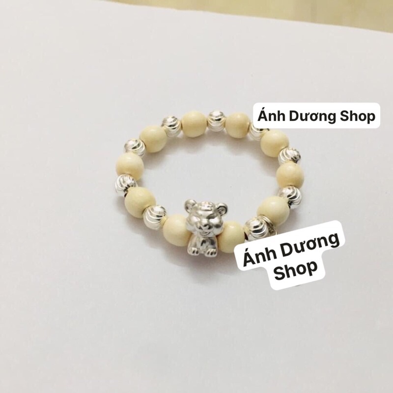 Vòng dâu tằm mix giáp bạc năm cho bé trai và bé gái - Tặng hạt dâu + dây dự phòng + hộp đựng