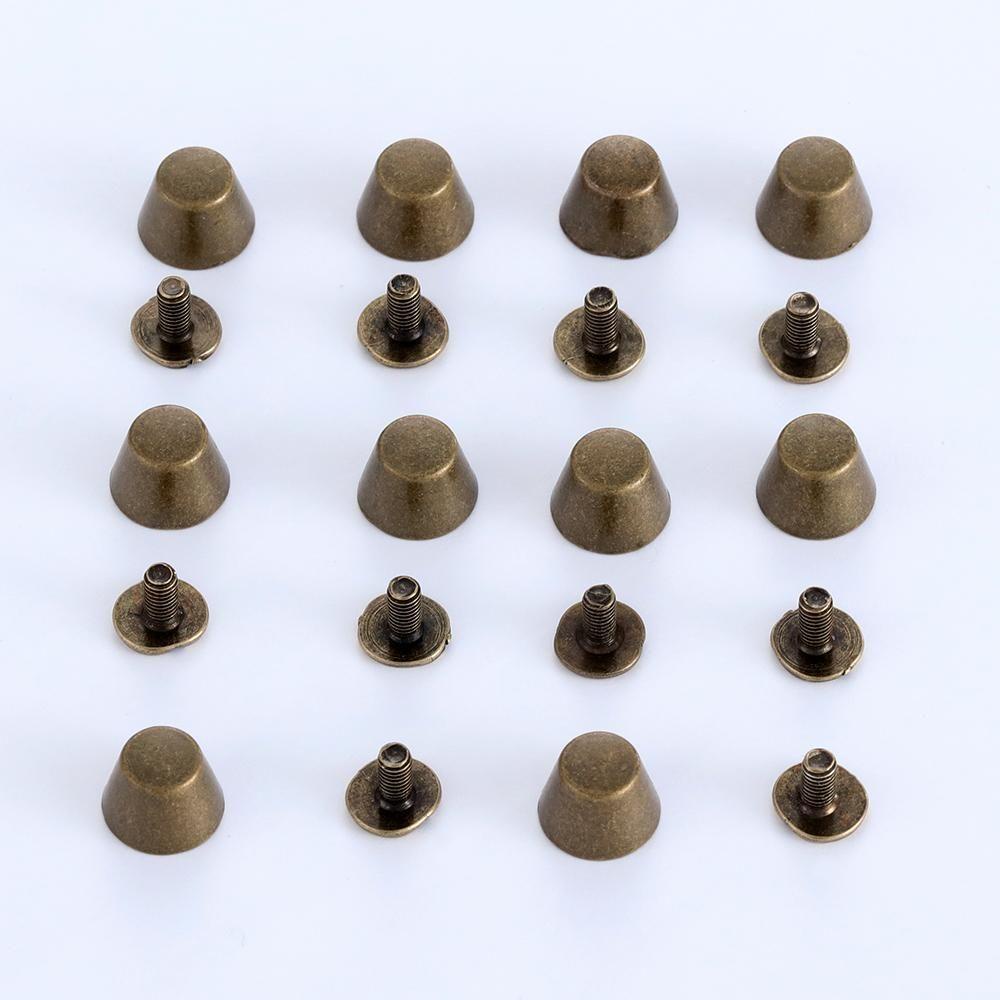 Set 10 Đinh Tán Đầu Tròn 10 / 12mm Chuyên Dụng Cho Trang Trí Đồ Da / Giày
