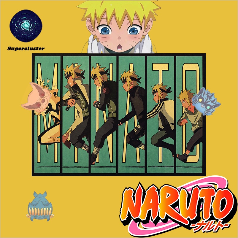 Poster phim Naruto Namikaze Minato kích thước 50.5x35cm