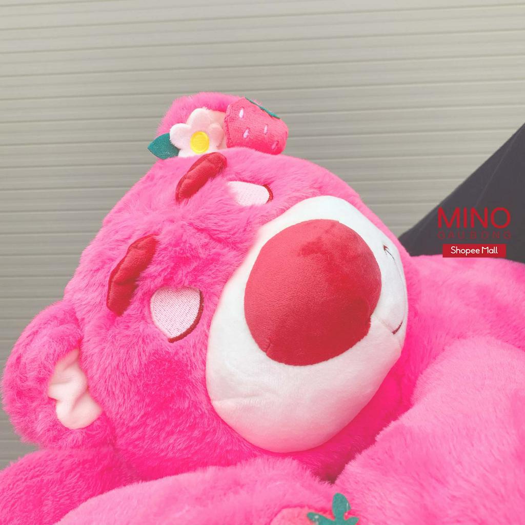 Gấu Bông Lotso Chính Hãng Mềm Mịn Dâu Tây Huggin MINO STORE TH208