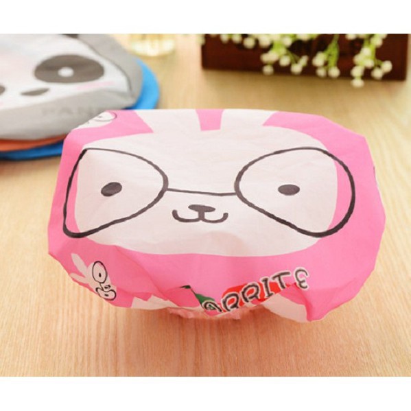 Mũ Tắm Trùm Đầu In Hình Cute - Mũ Trùm Đầu Khi Tắm Chống Nước Tiện Dụng ( Nhiều Hình ) 1248 Korea Store 88