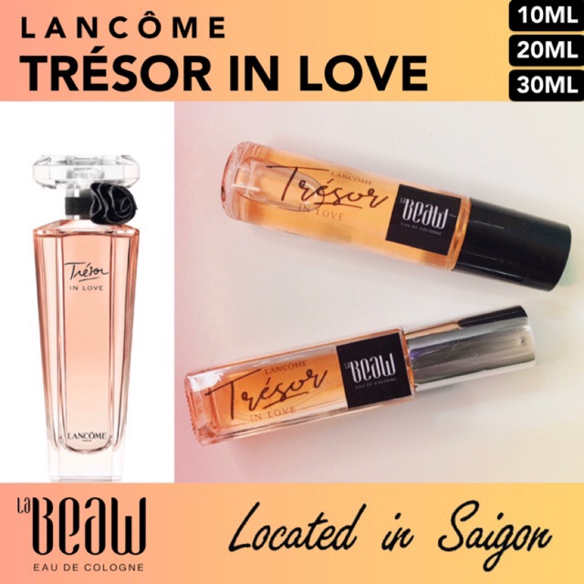 Nước Hoa Nữ Lancôme Trésor In Love 🧡 Mini 10ml Dạng Lăn Dạng Xịt-Dầu Thơm Bỏ Túi Size Nhỏ Tiện Dụng-LaBeaw