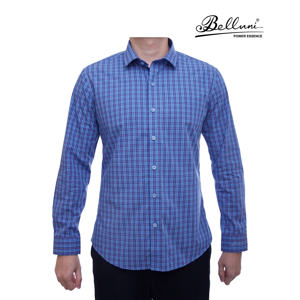 Áo sơ mi nam tay dài BELLUNI chất Bamboo chống nhăn - ADS.BPS.BE.156.B4