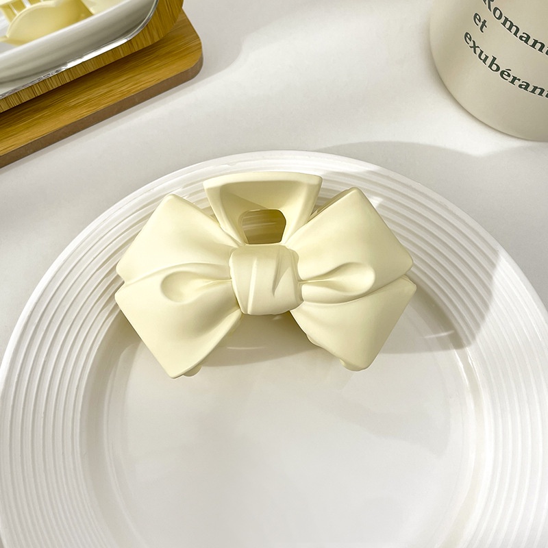 Kẹp Tóc Hình Cá Mập Đính Nơ Lưng Chất Lượng Cao Cho Nữ