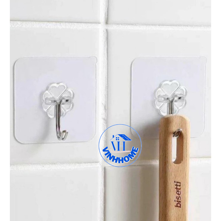 Móc dán tường trong suốt chịu lực tôt