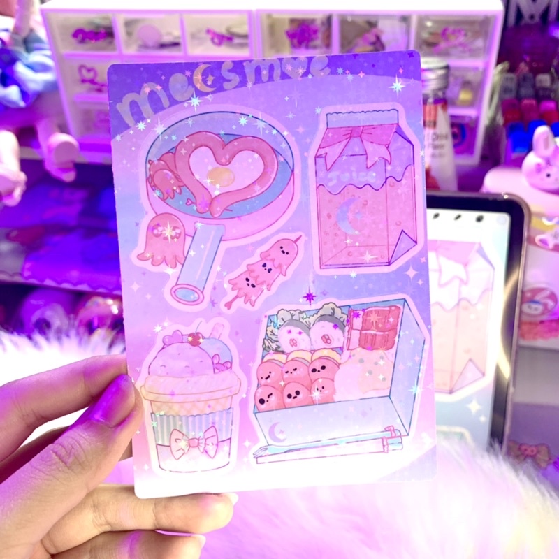 Sticker thiết kế đồ ăn đáng iuuuuu