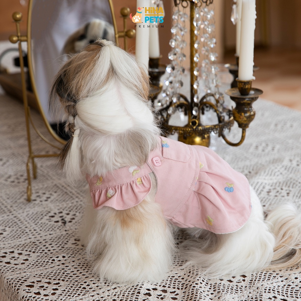 Áo Cho Chó Mèo Hàn Quốc Form Đẹp Thiết Kế Quần Áo Thú Cưng Thời Trang Cao Cấp Có Thêu Hihapet.