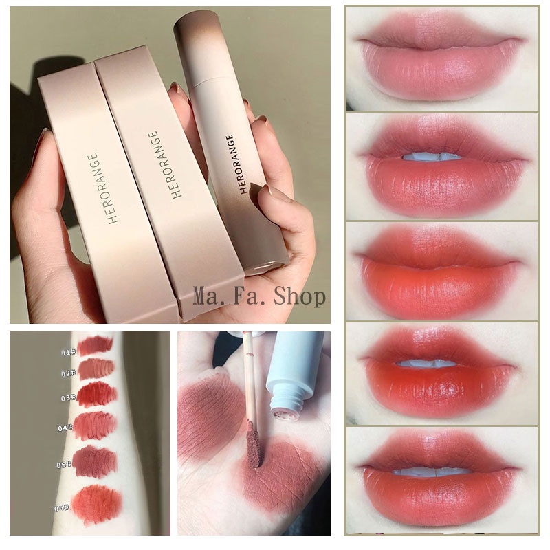 [Hàng mới về] Son môi HERORANGE chất nhung lì thời trang thu đông
