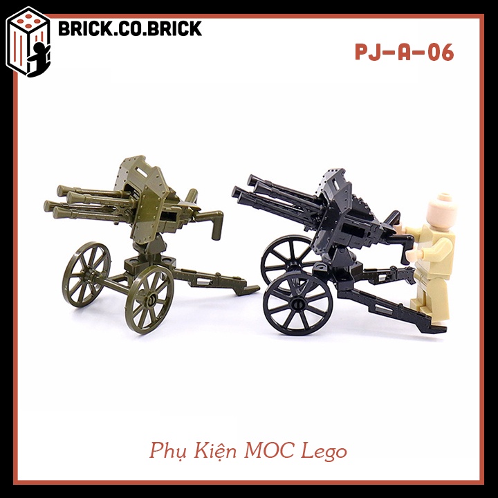 Phụ kiện MOC Army Vũ Khí Hiện Đại Đồ Chơi Lắp Ráp Minifig Mô Hình Sáng Tạo Trang Trí Quân Đội PJ-A-06b