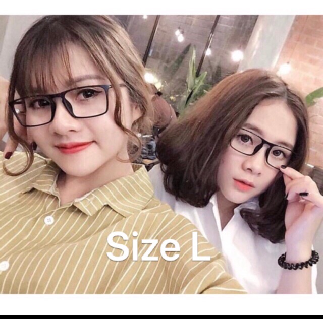 Gọng kính cận nam nữ dẻo đủ size kính gọng dẻo vuông teen loại 2
