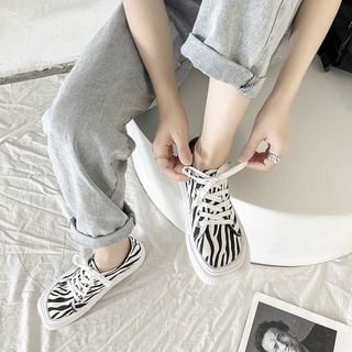 Giày Vải Canvas Cổ Thấp Đan Dây Chéo Kiểu Hàn Quốc Cá Tính Cho Nữ
