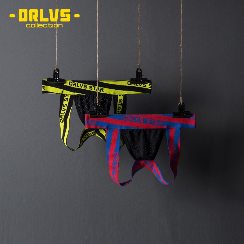 Quần Lót Nam Dạng Lưới Thoáng Khí Nhanh Khô ORLVS Gay Sissy Jockstrap Cho Nam ORLVS OR206