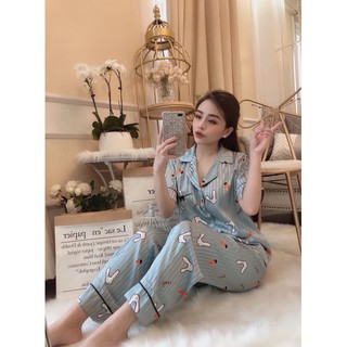Bộ Lụa Pyjama Cực Đẹp
