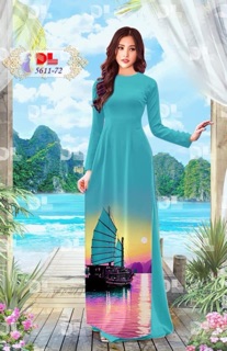Vải áo dài Hoàng Yến,chất liệu lụa Bảo Anh