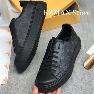 Giầy Nam Sneaker LuiVui in bông hoa ( Tặng lọ lau Giầy)