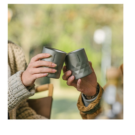 Cốc Titanium 2 lớp Glamping NatureHike NH21CJ012