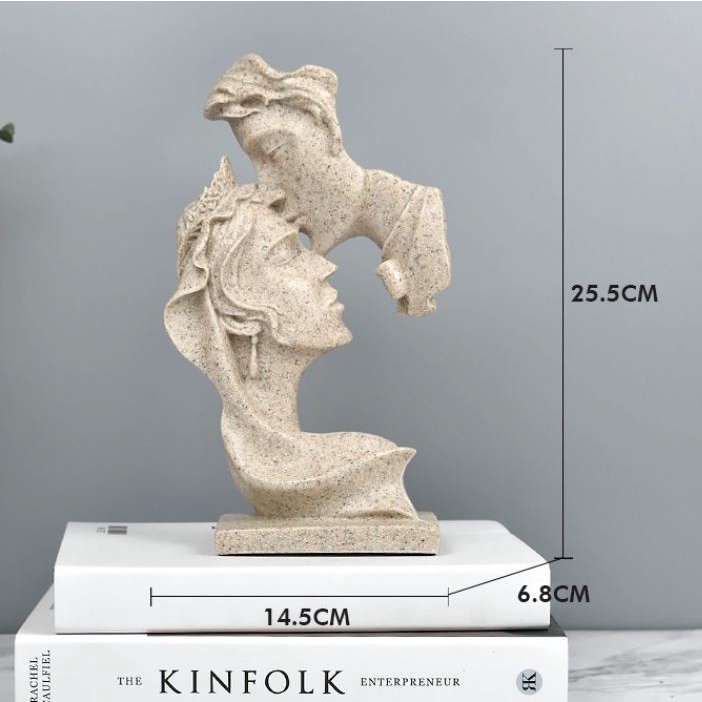 Tượng decor tình nhân IR phong cách bắc âu kích thước 25cm.