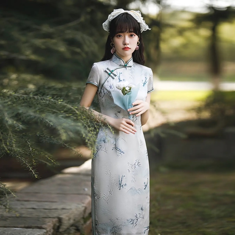 Sườn xám 2hand mùa hè