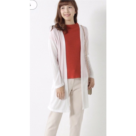 Áo khoác Cardigan len form dài xuất Nhật